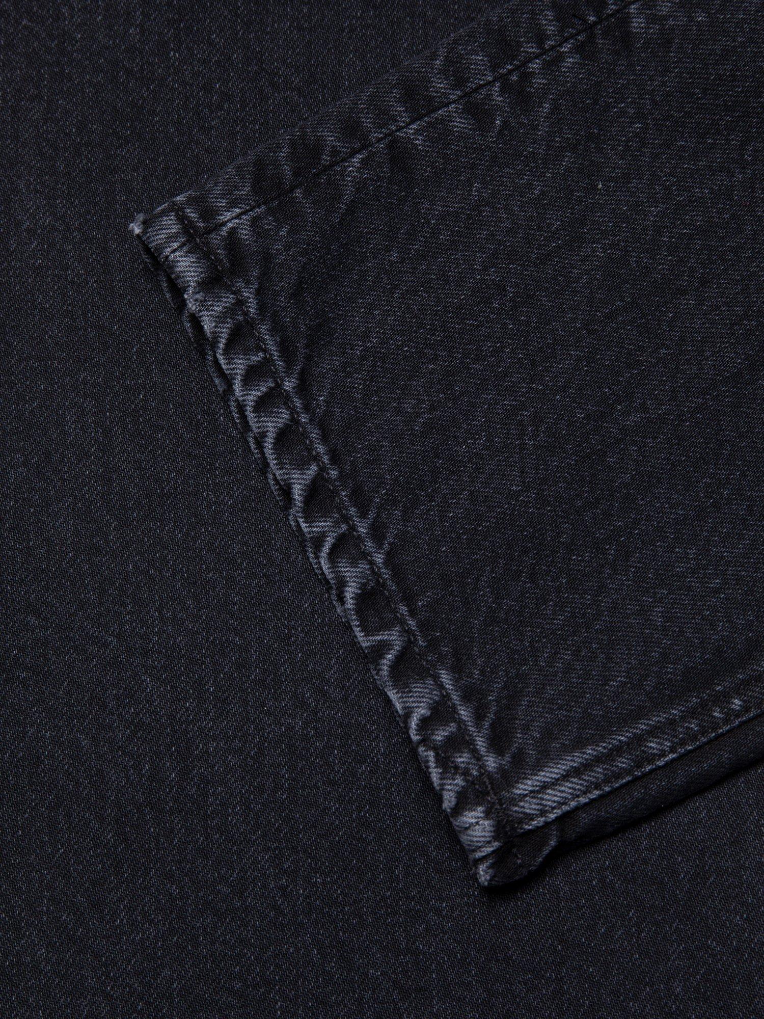 Product image 4 of 4, which shows Nudie Jeans Rad Rufus Straight Leg Jeans, Black Vintage, 30R