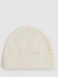 Reiss Chaise Wool Beanie, Off White