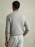 Reiss Grange Wool Cashmere Open Collar Jumper