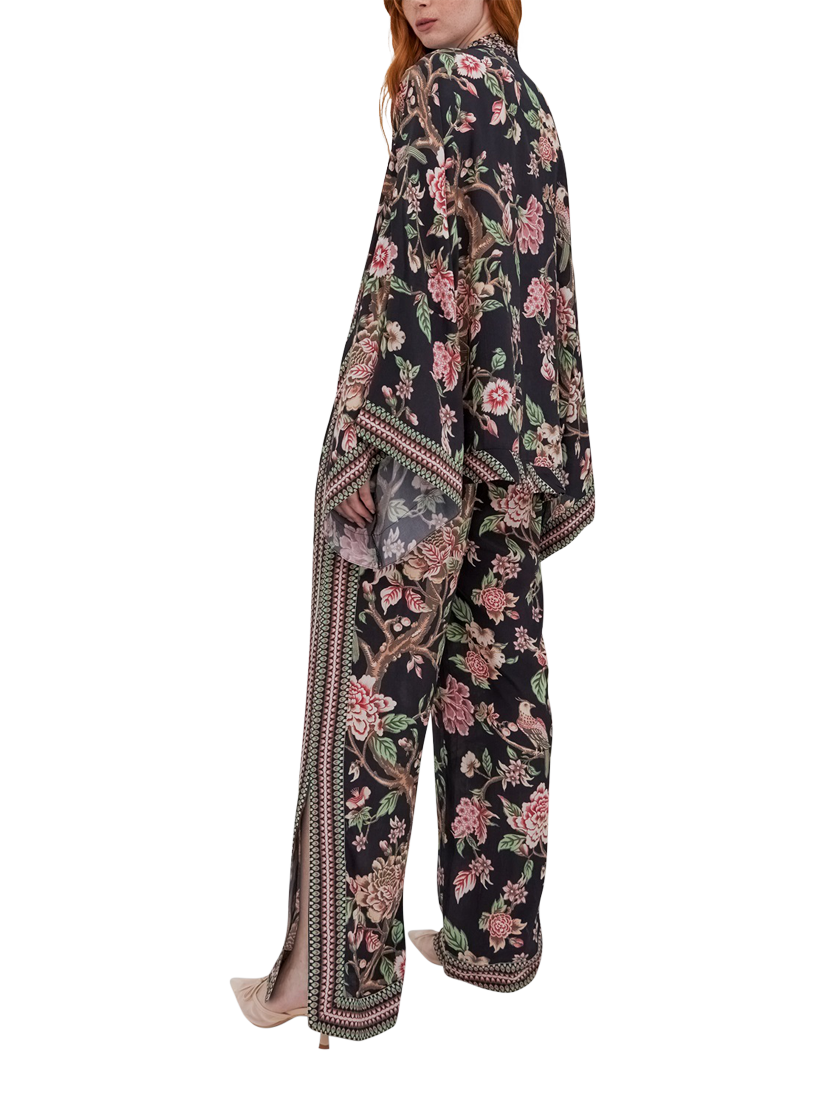 Product image 3 of 3, which shows Raishma Hallie Floral Kimono, Black, 10