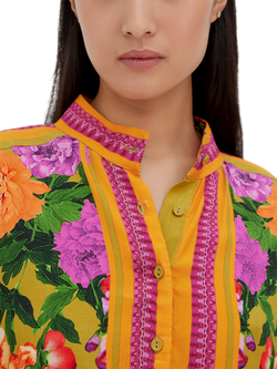 Raishma Alisa Floral Shirt - view 2, Green