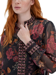 Raishma Aspen Floral Shirt, Black