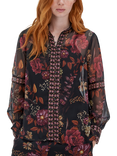 Raishma Aspen Floral Shirt, Black