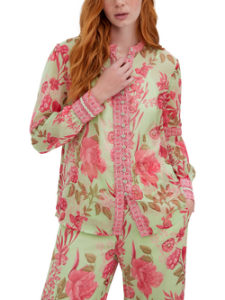 Raishma Aspen Floral Shirt, Green, Green