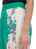 Raishma Amora Floral Trousers, Green