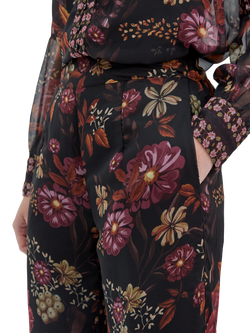 Raishma Aspen Floral Trousers, Black - view 2, Black