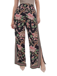 Raishma Hallie Floral Trousers, Black, Black