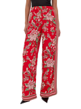 Raishma Hallie Floral Trousers, Red