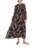 Raishma Annalise Floral Dress, Black
