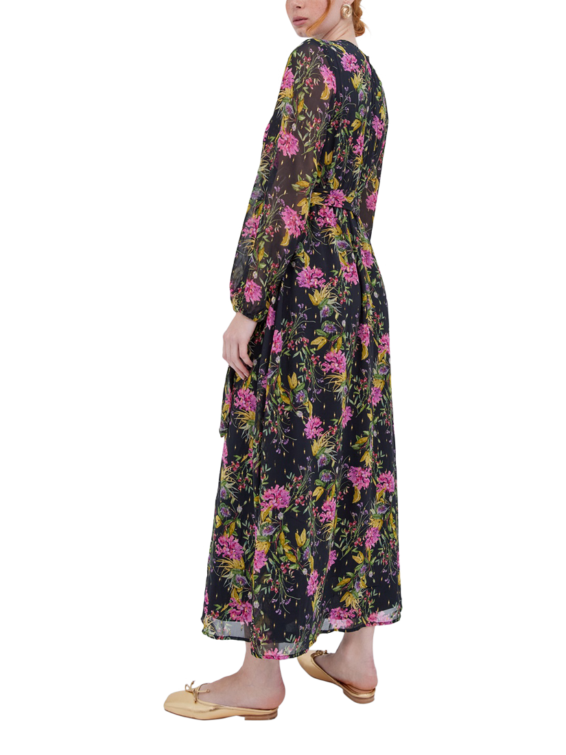 Product image 3 of 3, which shows Raishma Annalise Floral Dress, Black, 8