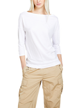 SISLEY Boat Neck Top, White
