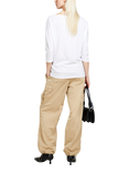 SISLEY Boat Neck Top, White