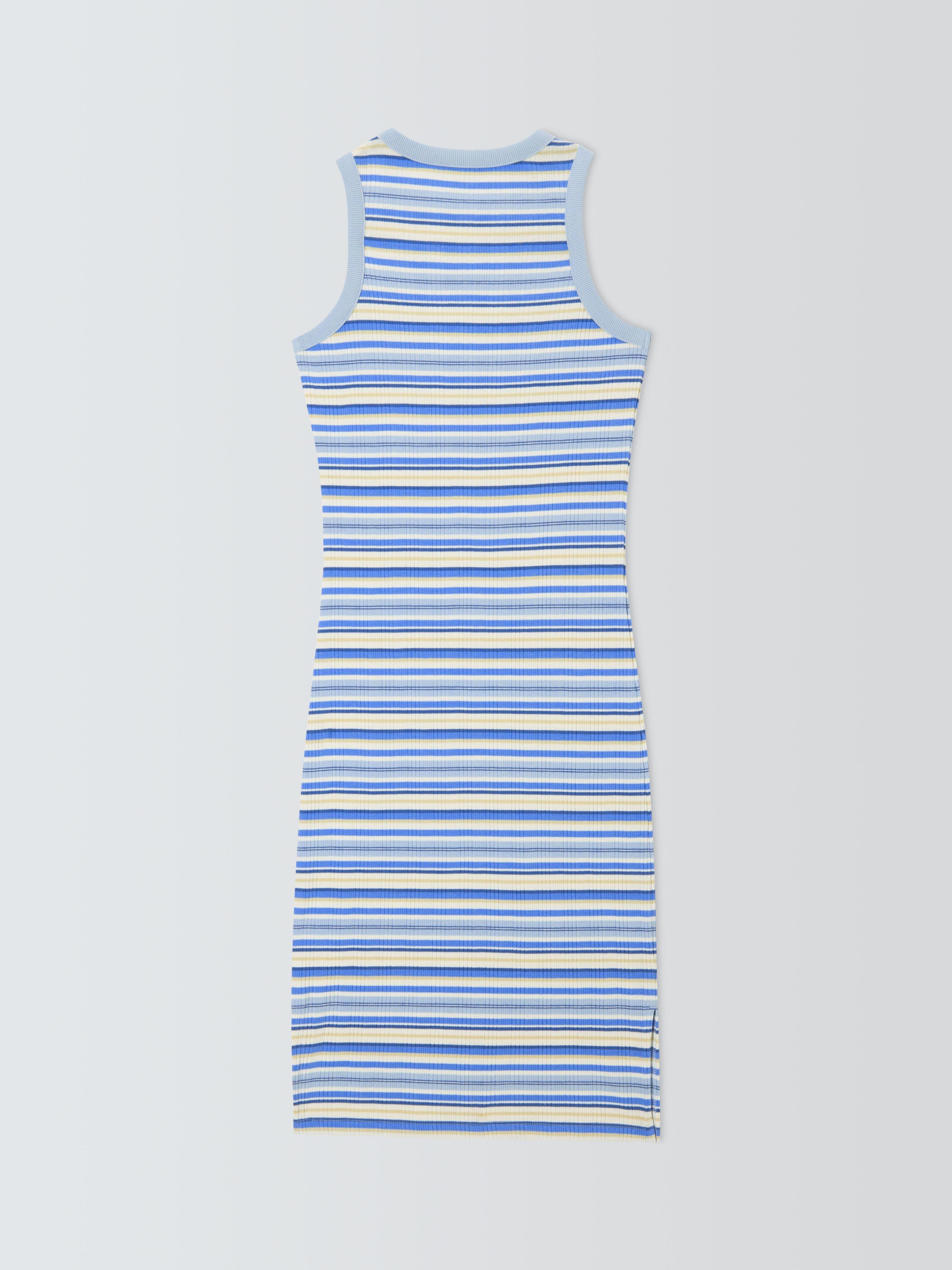 Product image 7 of 7, which shows John Lewis Kids' Stripe Bodycon Dress, Multi, 9 years