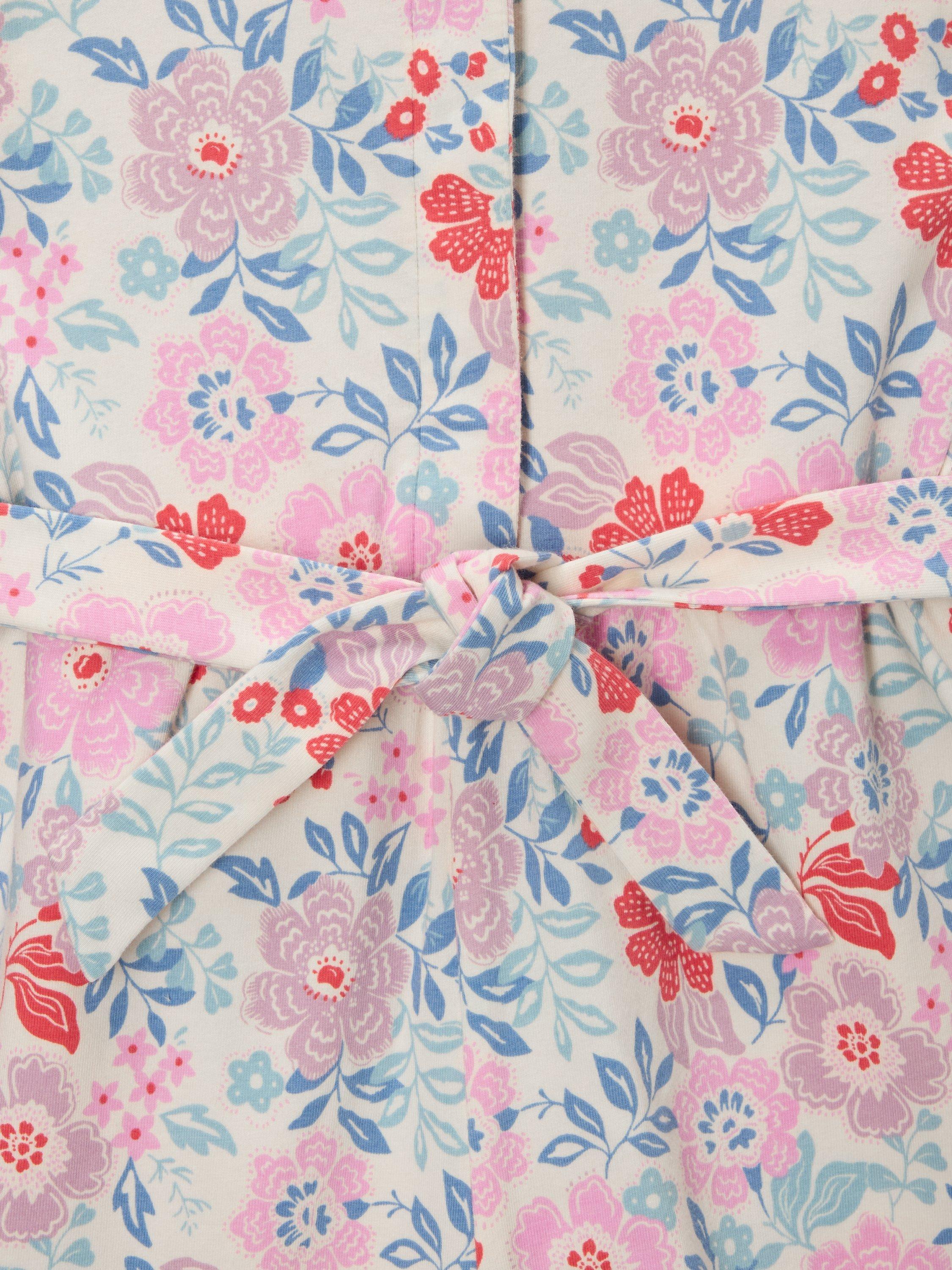Product image 6 of 7, which shows John Lewis Kids' Floral Belted Playsuit, Multi, 2 years