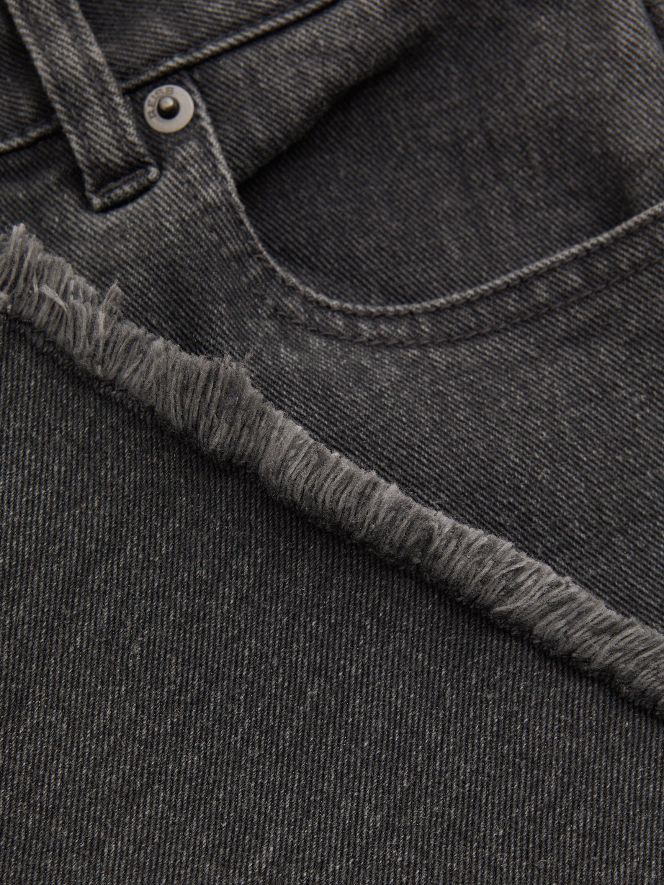 Product image 4 of 4, which shows Reiss Kids' Grayson Wide Leg Jeans, Grey, 4-5 years