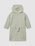 Reiss Kids' Jade Hoodie Dress, Sage