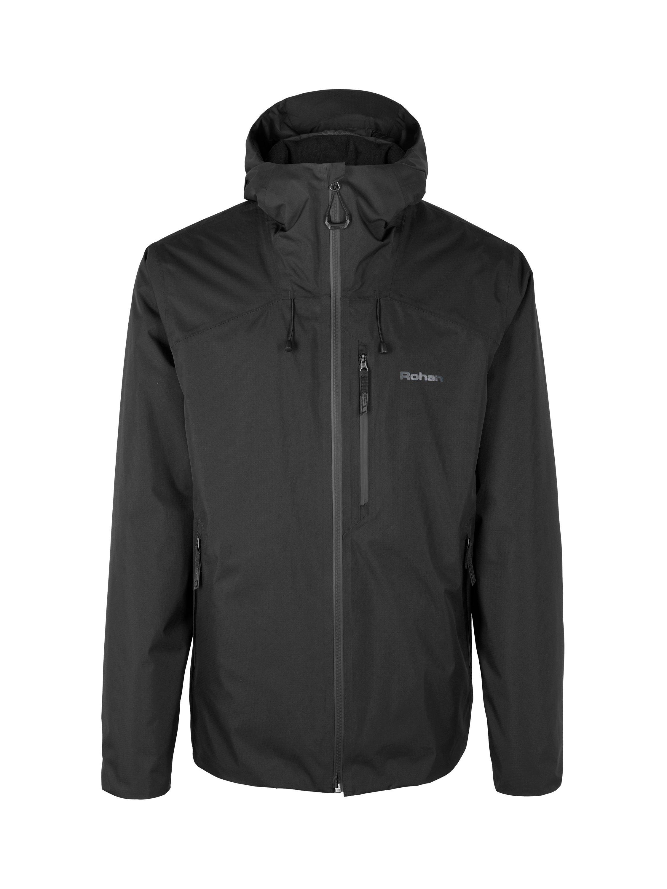 Product image 3 of 9, which shows Rohan Altus Insulated Waterproof Hooded Jacket, Black, S