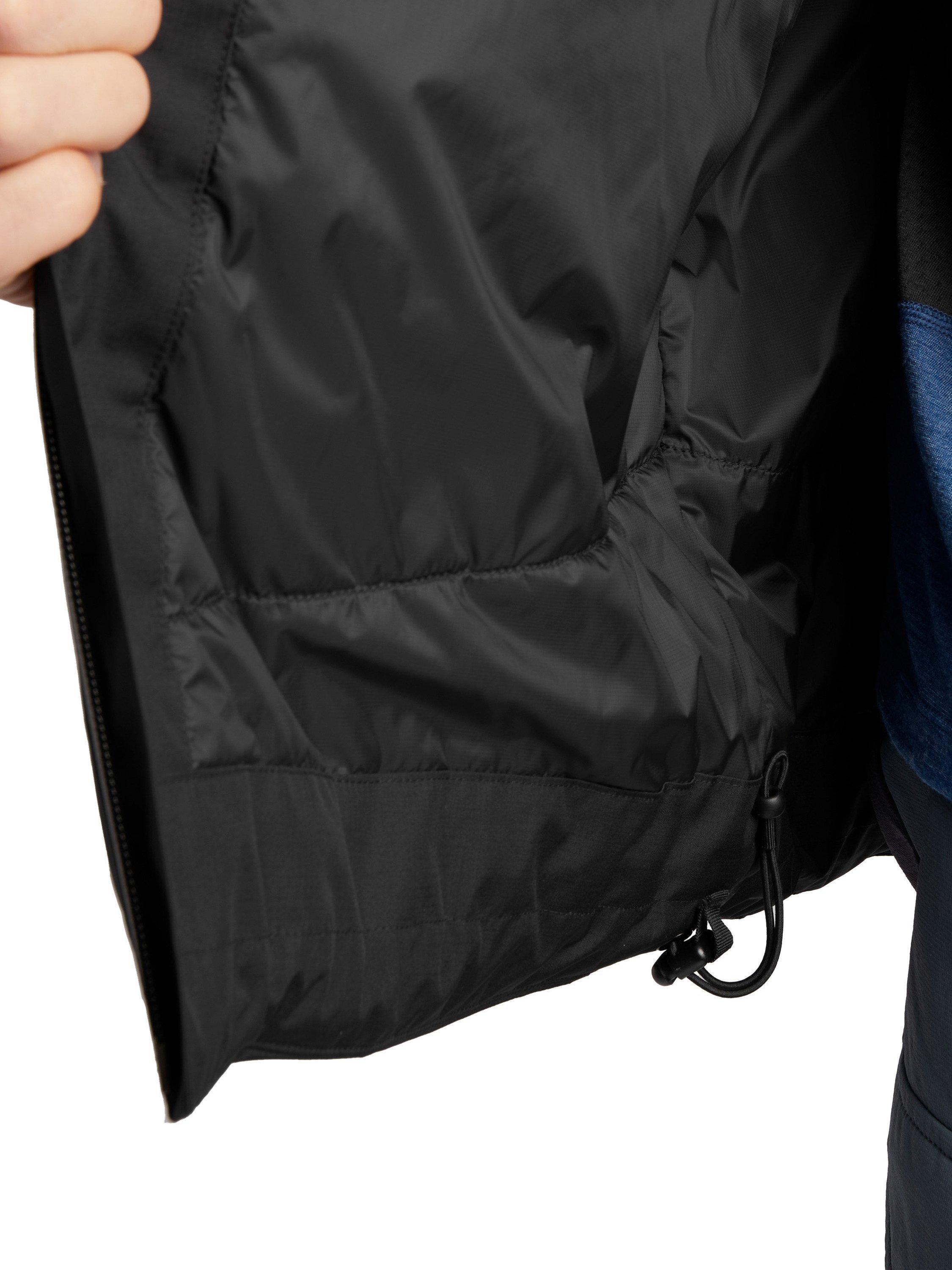 Product image 6 of 9, which shows Rohan Altus Insulated Waterproof Hooded Jacket, Black, S