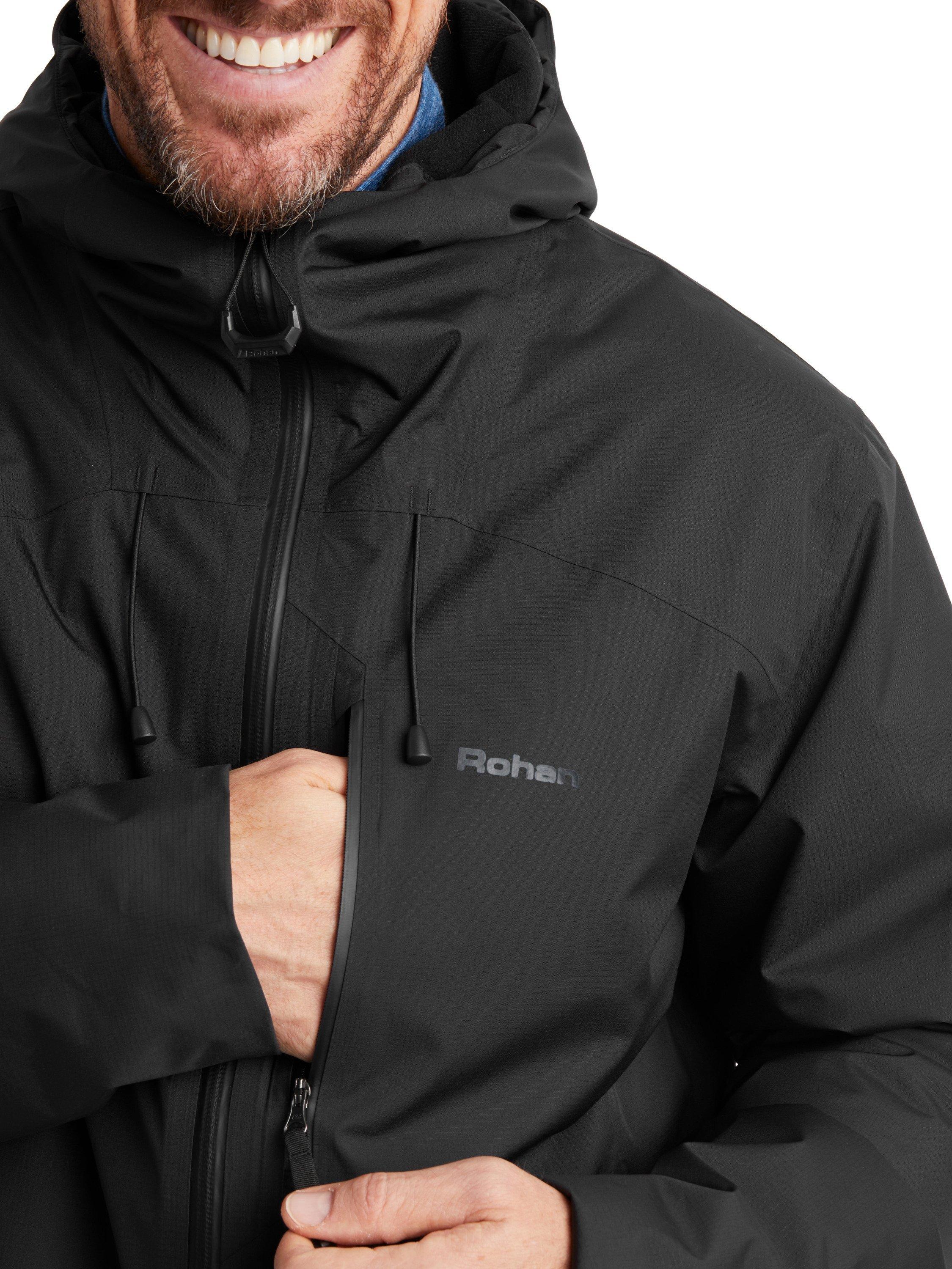 Product image 9 of 9, which shows Rohan Altus Insulated Waterproof Hooded Jacket, Black, S