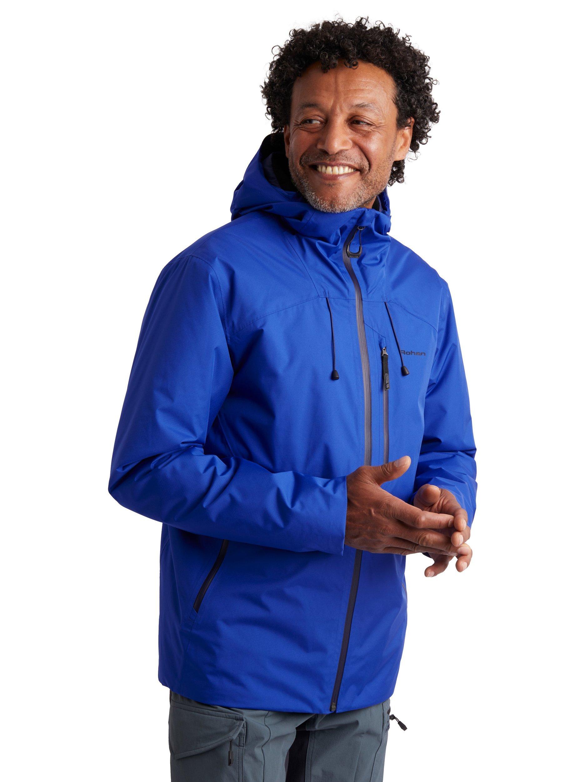 Rohan Altus Insulated Waterproof Hooded Jacket Ridge Blue