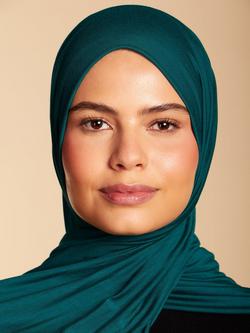 Aab Premium Jersey Hijab, Bottle Green