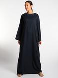 Aab Boat Neck Maxi Dress, Navy