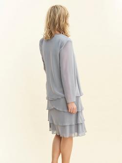 Gina Bacconi Camira Lace Jacket Dress, Grey - view 2, Grey