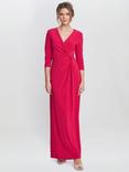 Gina Bacconi Celine Jersey Wrap Dress, Pink