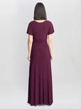 Gina Bacconi Elena Jersey Maxi Dress, Purple