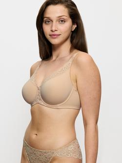 Triumph Amourette Underwired Minimiser Bra, Skin