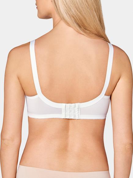 Triumph Claudette 104 Lace Non-Wired Bra, White - view 2, White