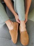 British Boxers Sheepskin & Suede Slipper Boots