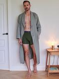 British Boxers Herringbone Brushed Cotton Dressing Gown, Orkney