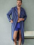 British Boxers Regimental Satin Stripe Dressing Gown, Regimental Royal