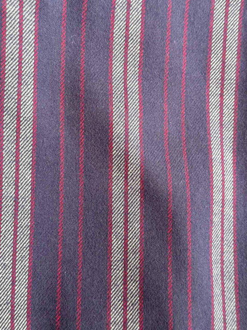Product image 2 of 3, which shows British Boxers Brushed Cotton Stripe Pyjama Trousers, Banbury, S