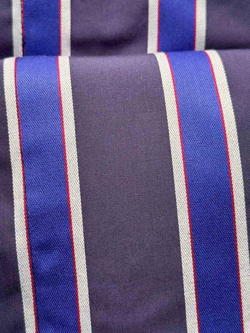 Product image 2 of 3, which shows British Boxers Regimental Satin Stripe Pyjama Trousers, Regimental Royal, S