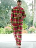British Boxers Check Brushed Cotton Pyjama Set, Eskdale