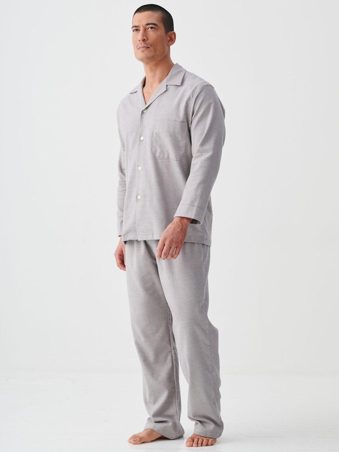 Product image 4 of 4, which shows British Boxers Prince of Wales Brushed Cotton Pyjamas, Prince Of Wales, S