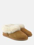 British Boxers Sheepskin Cropped Slipper Boots