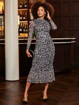 Lace & beads riri midi sale