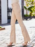 Sosandar Kick Flare Jeans, Ecru