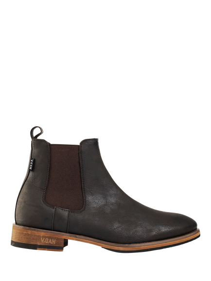 V.GAN Vegan Cardamom Chelsea Boots, Brown