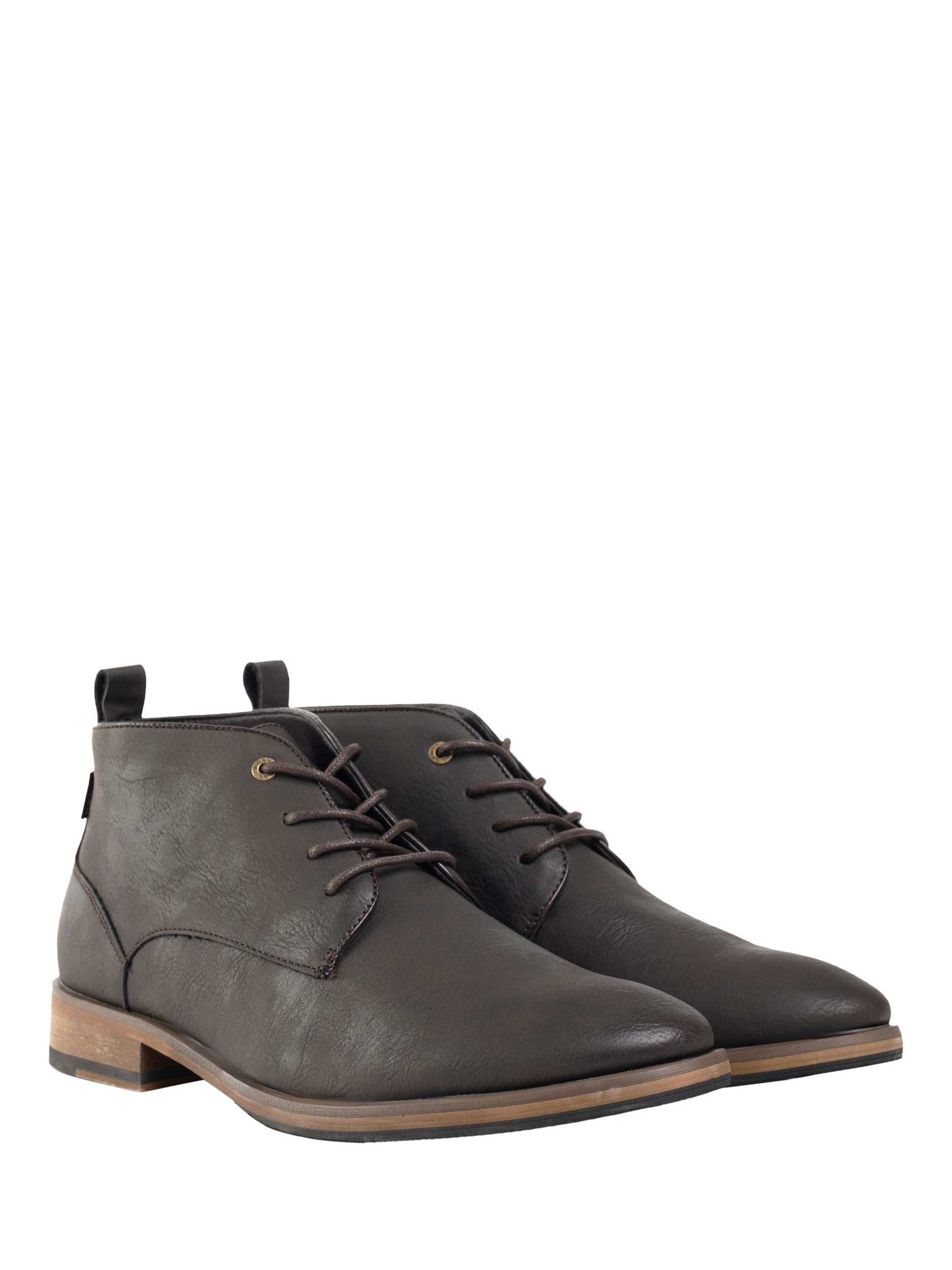 Product image 4 of 4, which shows V.GAN Vegan Goji 2 Chukka Boots, Brown, 7