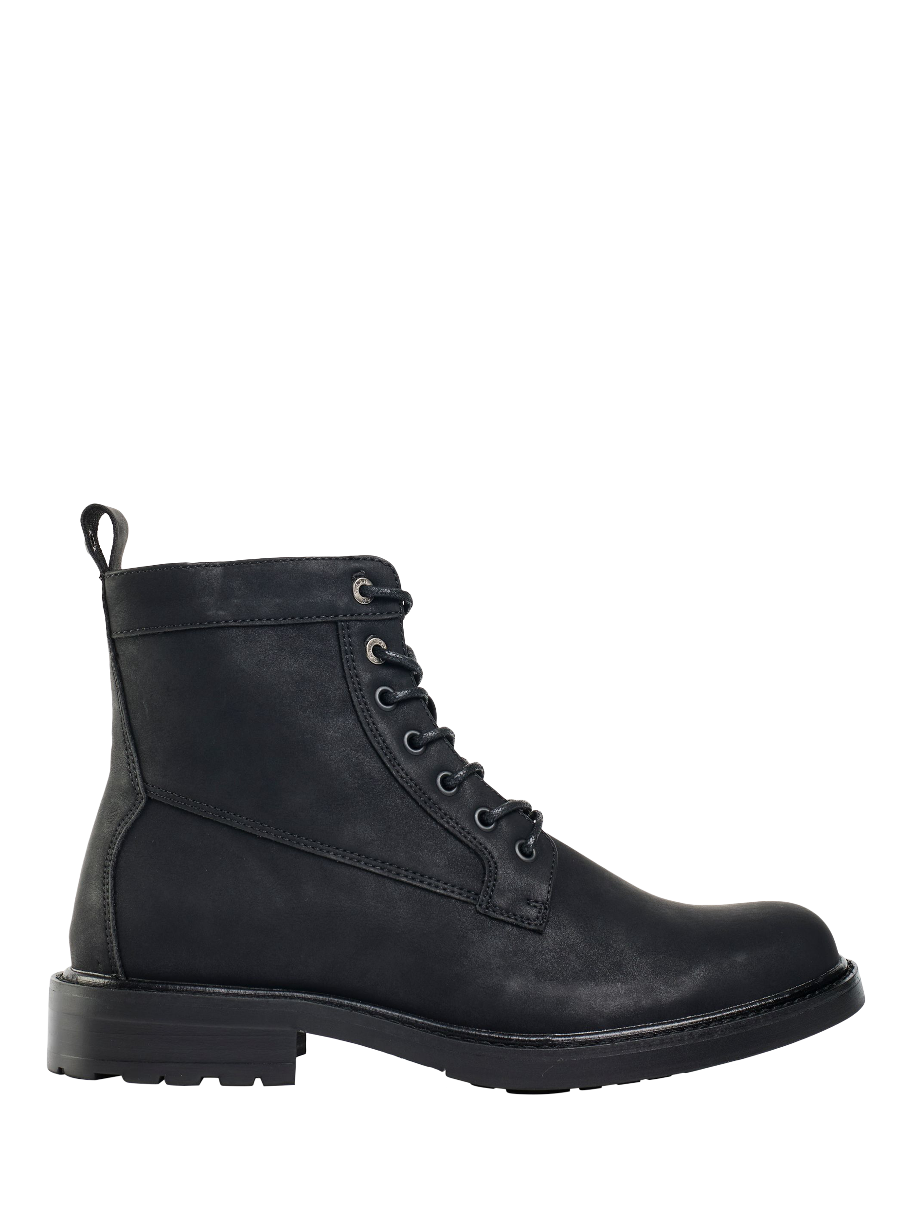Product image 1 of 4, which shows V.GAN Vegan Arame Chukka Boots, Black, 7