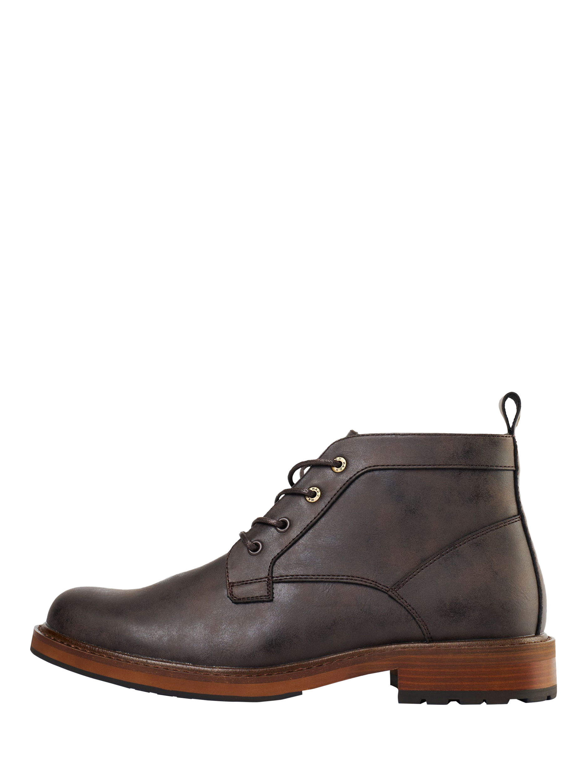 Product image 5 of 5, which shows V.GAN Vegan Aspar Chukka Boots, Brown, 7