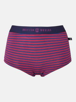 British Boxers Bamboo Hipster Boxer Briefs, Pack of 4 - view 2, Cherry/Multi