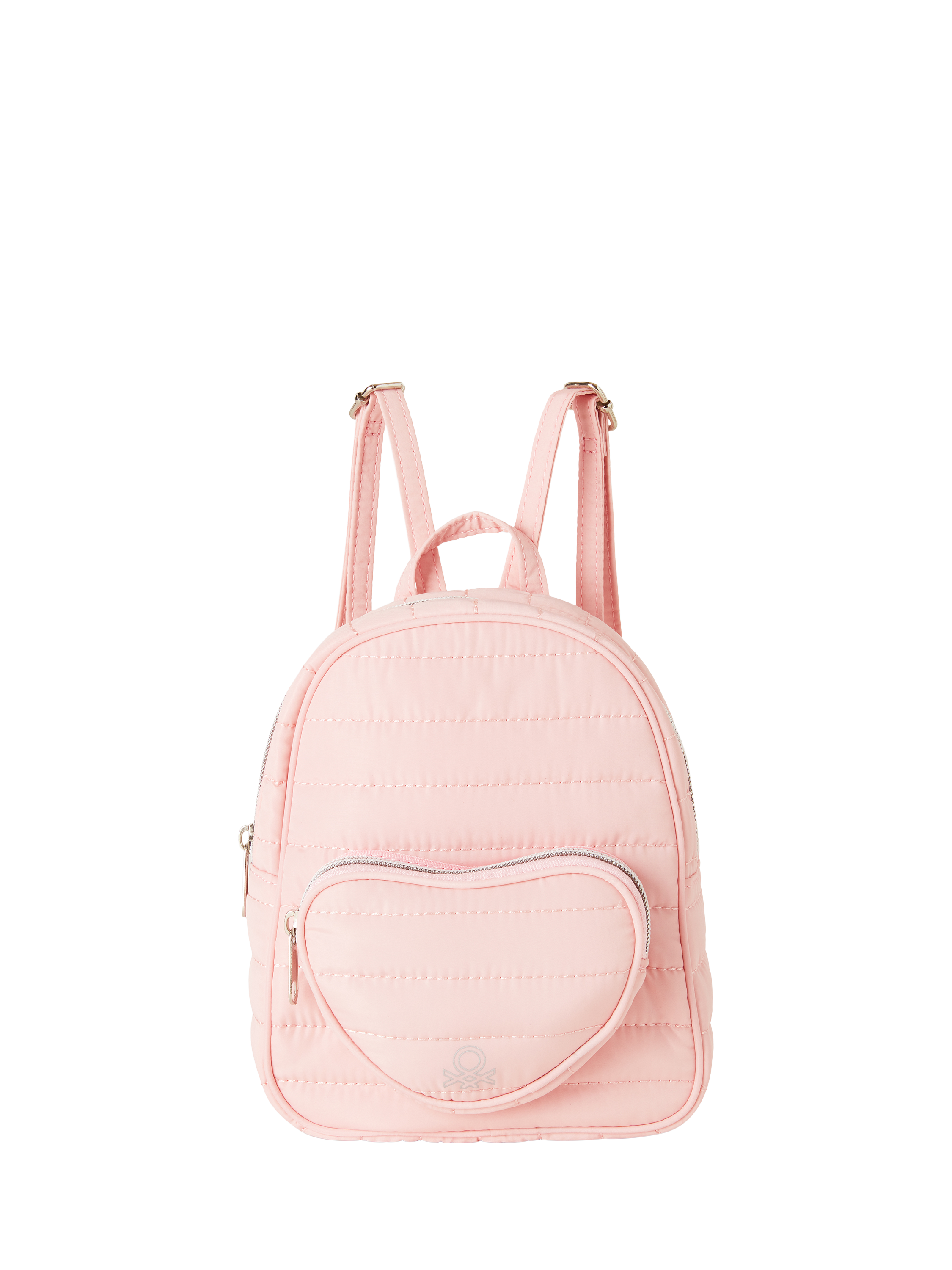 Benetton Kids' Quilted Backpack, Pink