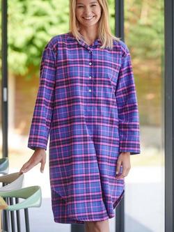British Boxers Tartan Brushed Cotton Nightshirt, Lomond