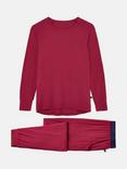 British Boxers Bamboo Rich Jersey Pyjama Set, Berry