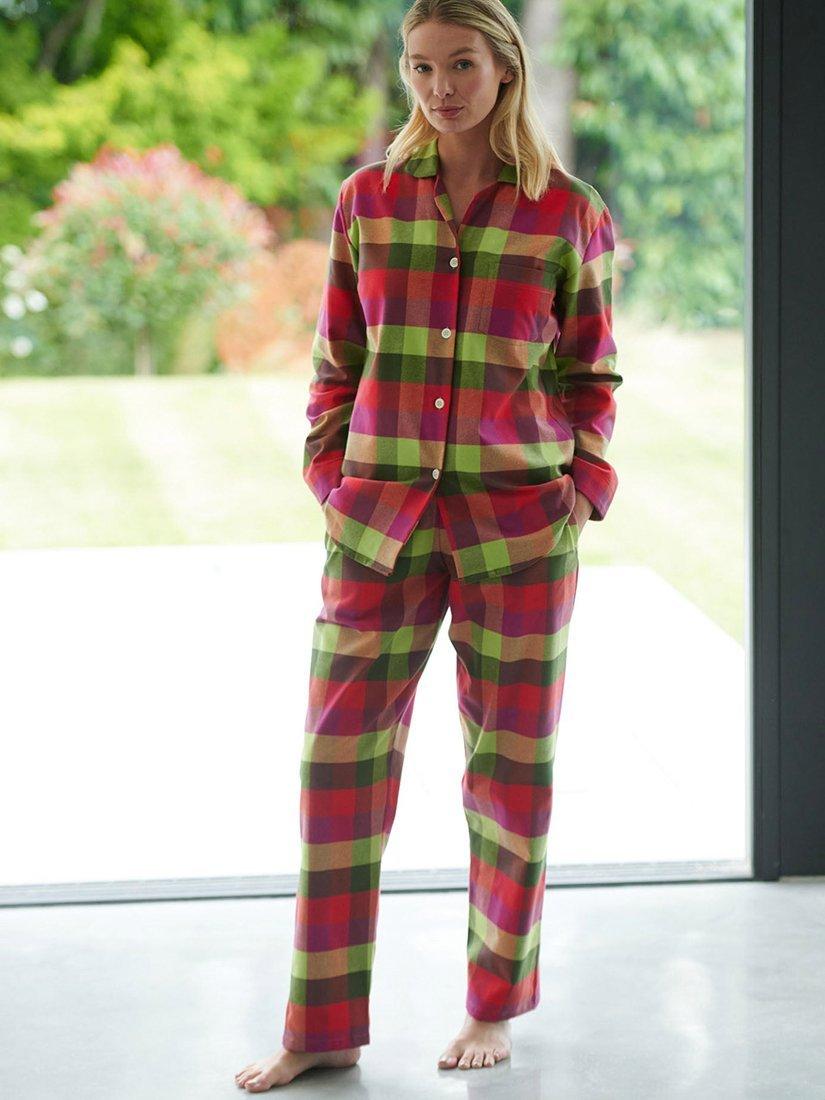 British Boxers Eskdale Brushed Cotton Check Pyjamas